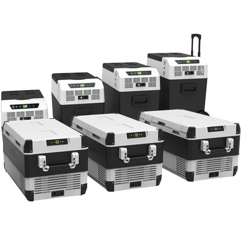New Portable Car Refrigerator for Outdoor Use, 15~100 Liters, Compressor Cooling, Car Refrigerator for Cross-Border Use