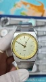 Prx steel belt gold surface glossy quartz