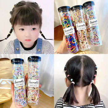 Children do not hurt the hair elastic good rubber band Girls pull the head rope baby balls hair ring baby hair accessories