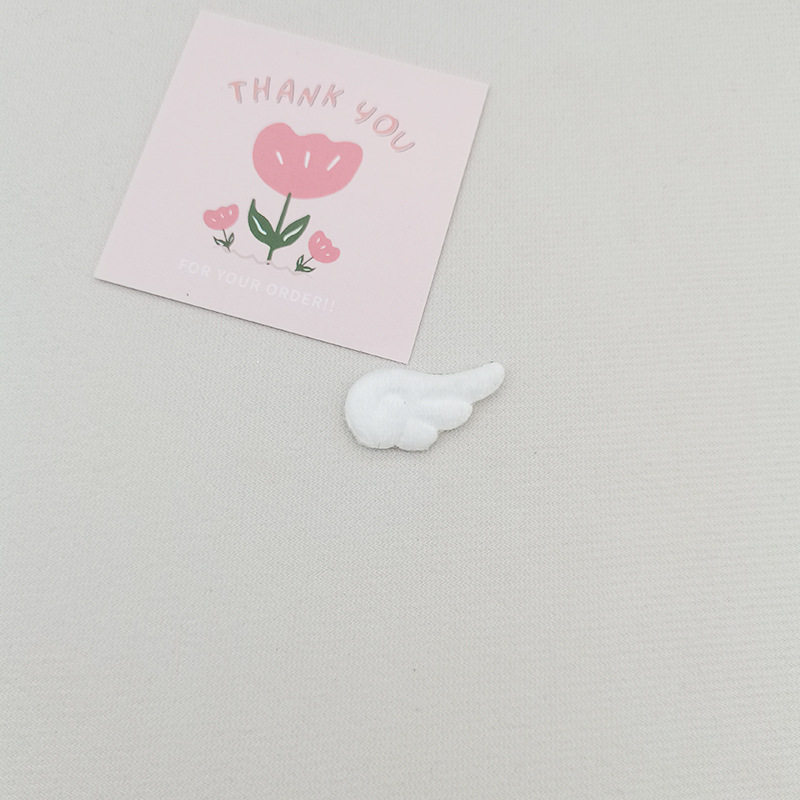厂家超柔双面天使翅膀diy儿童袜子服装玩具辅料装饰布艺翅膀配件