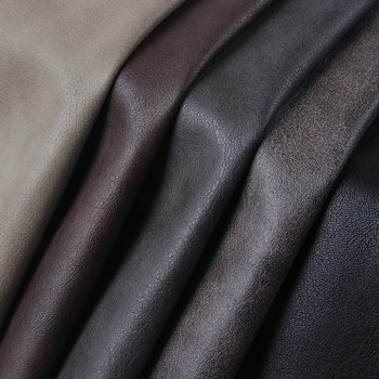 Artificial leather PU leather 0.7mm Marquis wash faded vintage wash skin color leather pants fabric shoes fabric wholesale