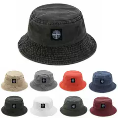 Cross-border wholesale European and American washed basin hat women's summer fisherman hat men's breathable sunscreen casual versatile sun hat sunshade
