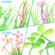 Factory direct wholesale fish tank sand table decoration plastic simulation aquatic plants artificial flower aquarium landscaping CS series