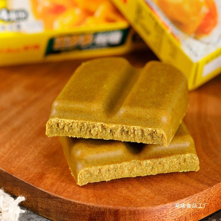 Haoshi Baimengduo Curry Original Flavor 100g Boxed Japanese Curry Sauce Household Curry Chicken and Beef Rice Seasoning