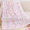 Bow Cover Blanket Cute Flannel Soft Blanket Girls Blanket Nap Blanket Air-conditioning Blanket Girls Bed Blanket