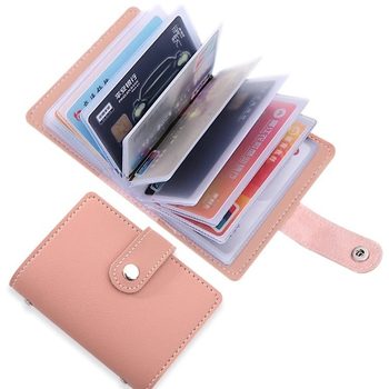 Anti-theft brush shielding small card holder driving license wallet men and women anti-magnetic large capacity bank card holder card holder card holder