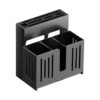 Chopstick Holder with Drainage, Wall-Mounted, No-Drill Kitchen Utensils, Household Cutlery Basket, Chopstick Cage, Storage Rack, Multifunctional Knife Holder