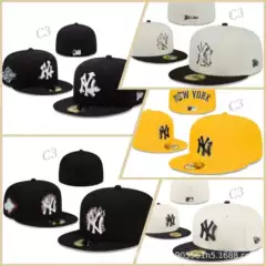 Wholesale Yankees Baseball Cap Men's and Women's Embroidered Flat Cap American Letter Size Cap Korean Wave Non-adjustable Hat