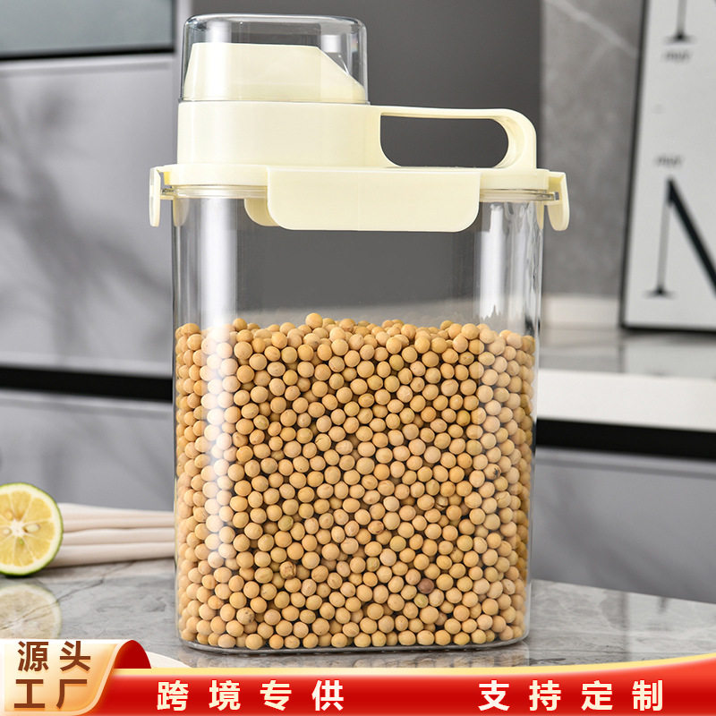 Household Coarse Grain Storage Box Kitchen Insect-Proof and Dust-Proof Sealed Tank Rice Flour Grain Storage Box Grain Storage Box Grain Tank