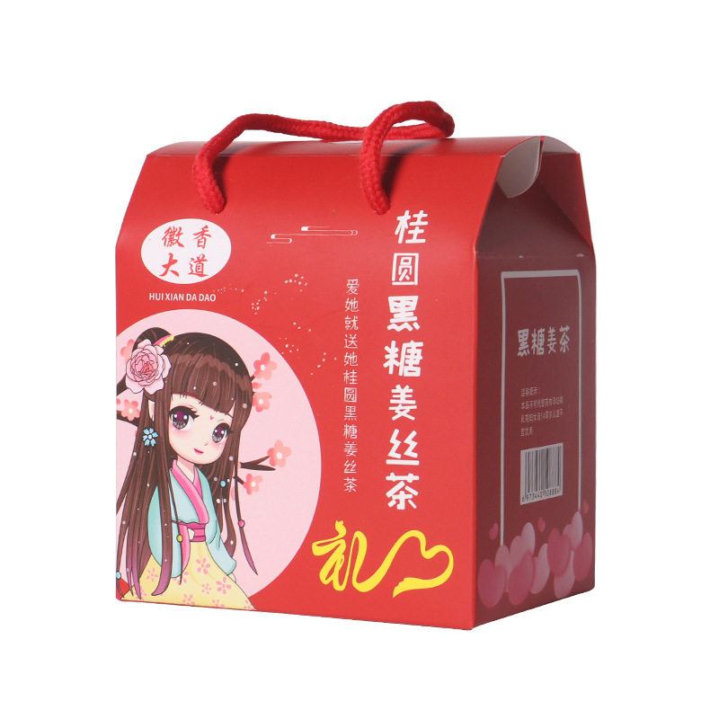 Wholesale Brown Sugar Ginger Tea Gift Box Rose Longan Red Dates Wolfberry Combination Scented Tea Women's Brown Sugar Ginger Jujube Tea