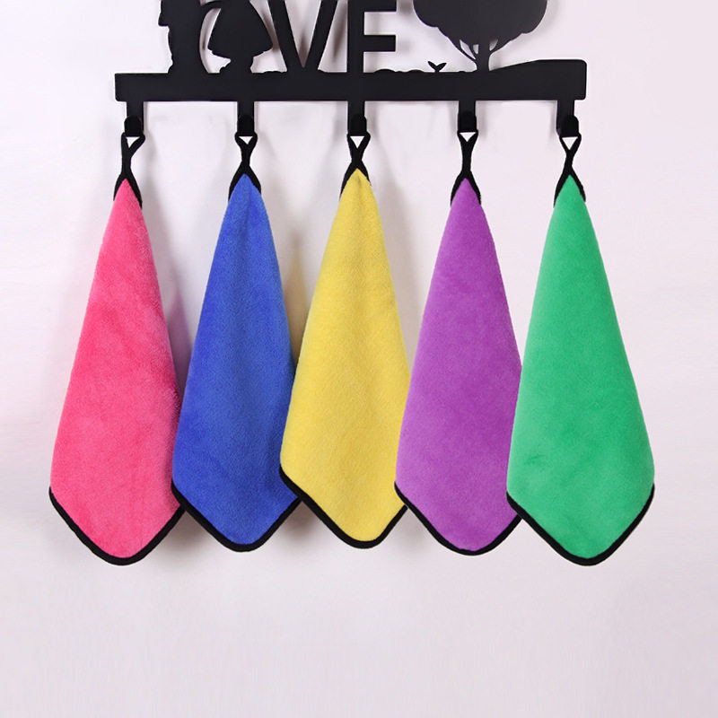 Thickened Car Wash Towel Multi-functional Car Wash Rag Double-sided Coral Fleece Rag Car Thickened Internet Celebrator Towel Gift