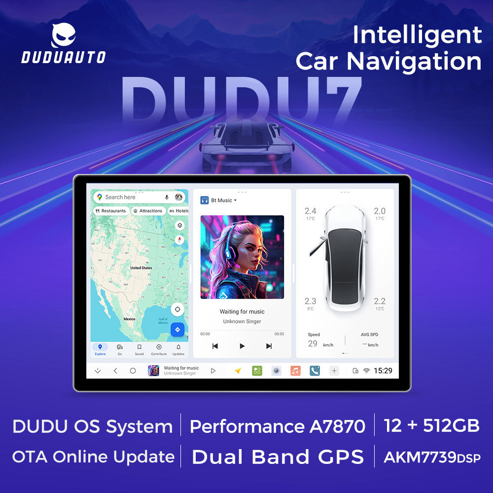 Подходит для 13-дюймового интеллектуального интерактивного Android-навигатора DUDUAUTO серии DUDU7 DUDU Liangshan зарубежной версии. Изображение 1