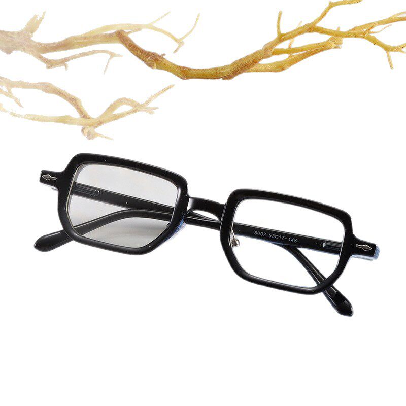 2025 New Fashion Retro Square Frame Anti-Blue Light Sunglasses for Men and Women, Glasses Frames Can Be Matched with Myopia Glasses Frames Wholesale