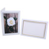 Paper photo frame with envelope, horizontal and vertical dual-purpose paper photo frame, 4x 6 inch photo postcard card. White