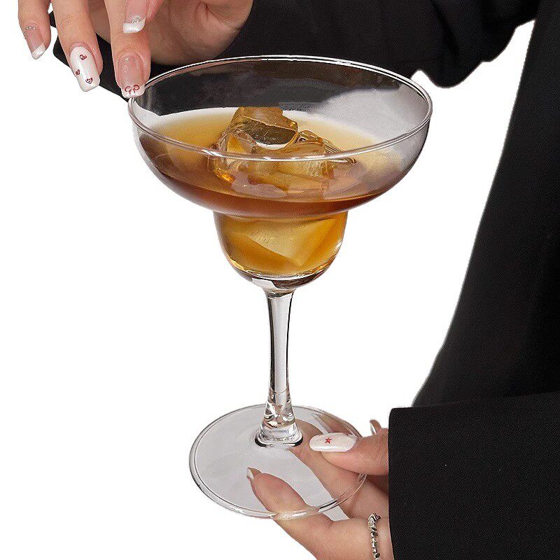 Margarita Glass Creative Goblet Sparkling Wine Glass Glass Cup Tonight No Home Bar Cocktail Glass