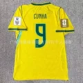 2627 brazil home court + printed number 9 star + world cup armband
