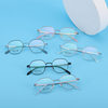 New retro glasses frame trend polygonal glasses frame memory titanium comfortable not clip face Danyang glasses wholesale