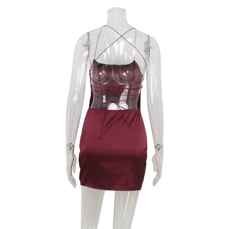 Velvet Bodycon Dress Sexy Backless Design Adjustable Straps Slim Fit Ideal for Parties and Night Out Wholesale