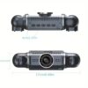 4-way driving recorder 3-inch HD 1080P inside and outside the car, front and rear, left and right 360 ° panoramic with wifi car
