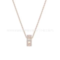 Rose gold "slim waist" necklace