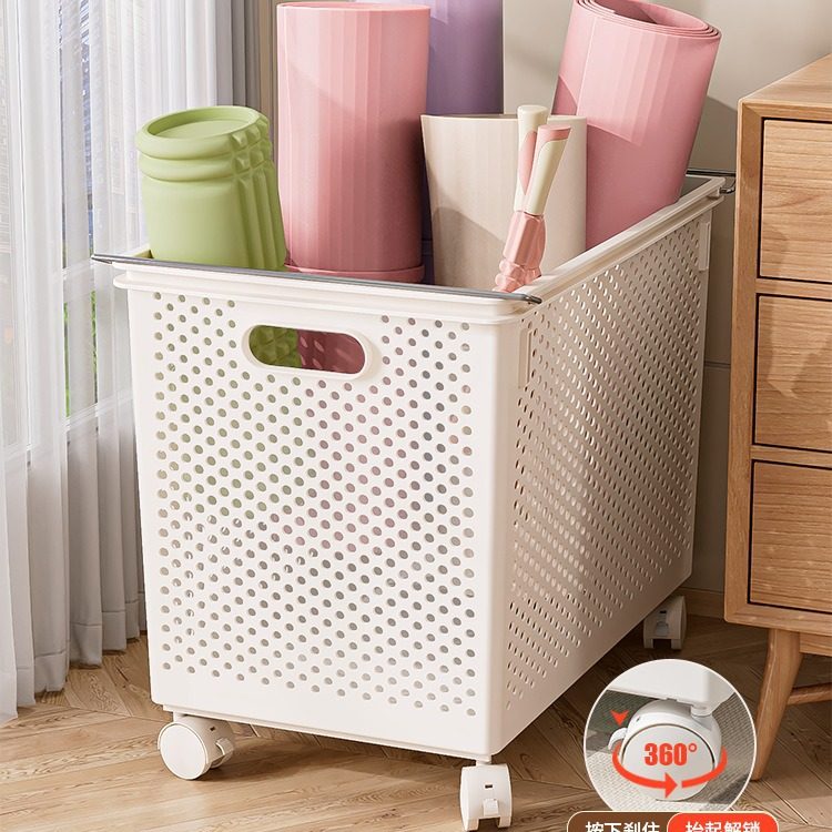 Storage box household snack storage box sports equipment yoga mat storage basket children's toy storage box