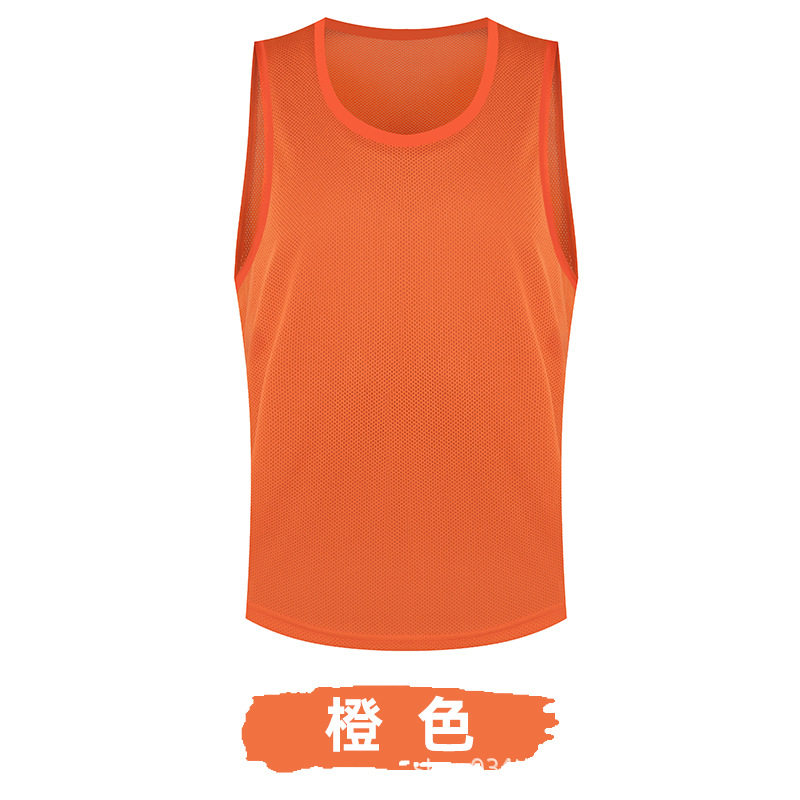 跨境网眼对抗服儿童足球训练背心团建户外拓展活动广告号码服印制