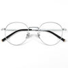 Xiuzhi glasses with female myopia degree can be equipped with large frame Gold plain eye frame flat light anti-blue light