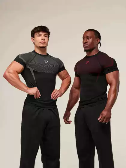 American New Running Sports Casual Short-Sleeved T-Shirt Training Fitness Quick-Drying Elastic Breathable Fitness Clothing