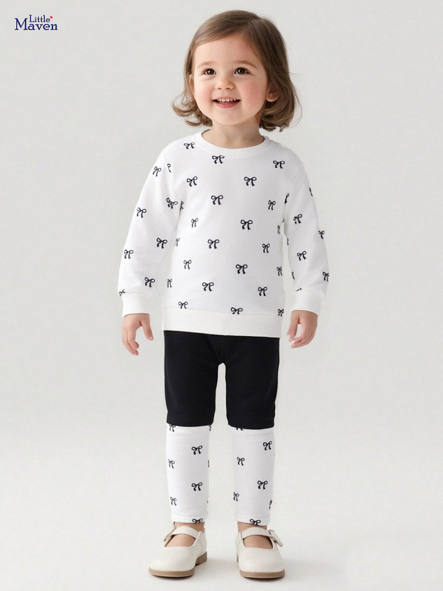 New [Style] Autumn Girls' Set, Long-sleeve Kids' Outfit, Cute Kids' Set