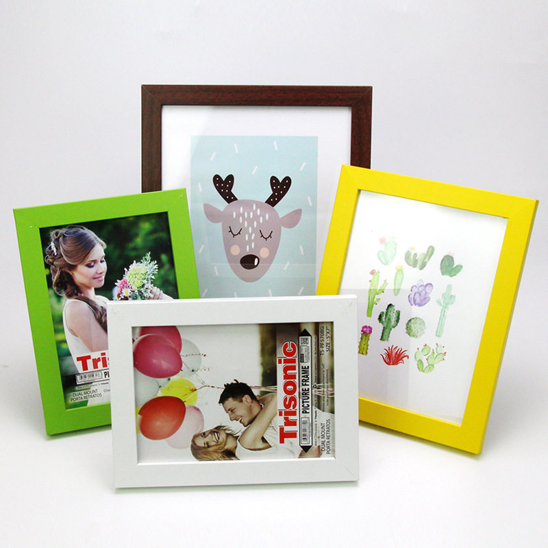Factory wholesale solid wood photo frame creative table wall 5 6 7 8 10 12 inch photo frame A3A4 photo frame