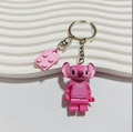 Angel + light pink building blocks