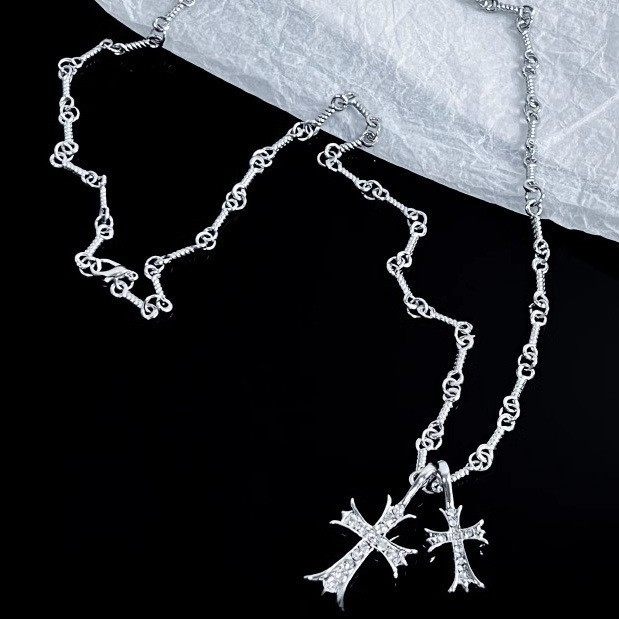 项链男钛钢不掉色简约百搭饰品女毛衣链新款时尚个性爆款嘻哈配饰