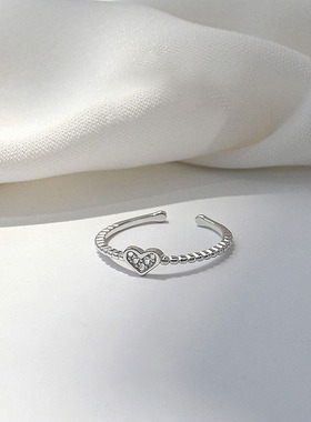 设计感戒指One合金简约女