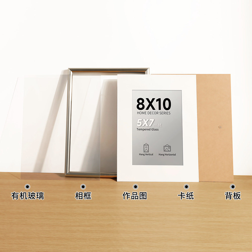 Pvc Photo Frame Customized Simple Style 678910A4 Size Photo Wall Table Frame Manufacturer Wholesale