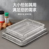 Cross-border stainless steel baking basket draining basket stainless steel baking tray air fryer accessories oven barbecue tray barbecue tray