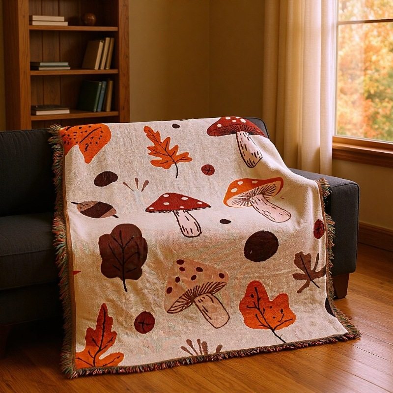 Customized Cross-Border Hot-Selling Line Blanket/Room Tapestry Wall Blanket Camping Blanket Optional Size with Interchangeable Label