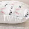Cross-Border Easter Bunny Pillow Cover Ins Plush Cushion Fun Holiday Decoration Living Room Sofa Pillow Cover