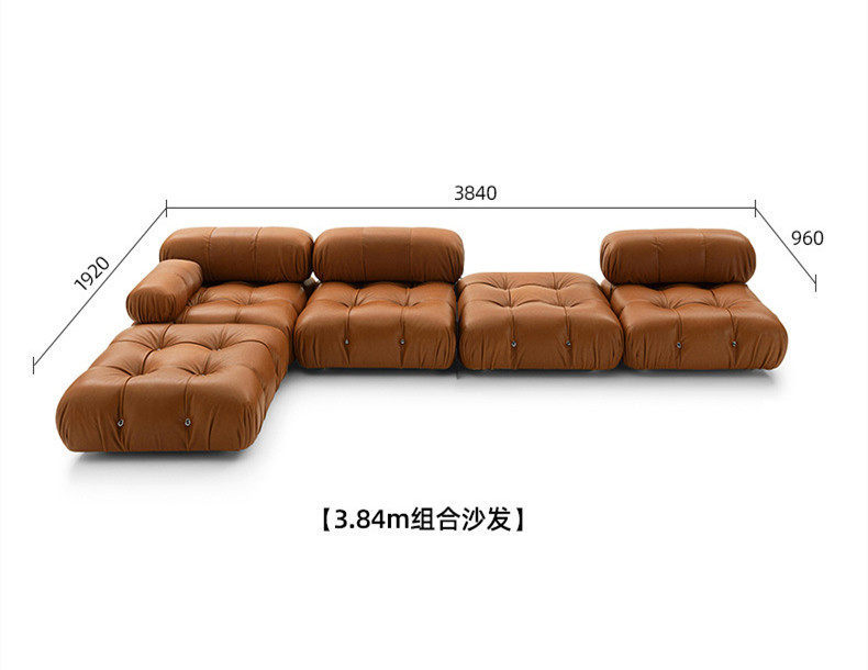 小红书同款网红沙发布艺经典模块沙发客厅自由组合方块羊羔绒沙发