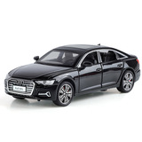 Подлинная модель легкосплавного автомобиля Audi A6L в масштабе 1:32, имитирующая украшение, звуковой эффект, подарочное вибрато для мальчика от имени