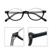 K9171 New Tr90 Plate Leg Mirror Frame Fashion Anti-Blue Light Flat Mirror Nerd Frame Small Frame Glasses Women