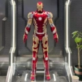 Mk43 iron man with round base [height 2.1m]