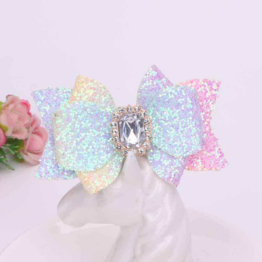 2024跨境新款蝴蝶结吸管装饰品格利特皮筋扣水杯亮片燕尾配件