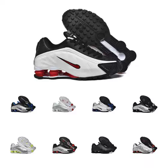 Shox R4 Series Retro Spring Sneakers Multi-Color Trendy Athletic Shoes Men's Cross-Border E-Commerce Best-Seller Wholesale Winter