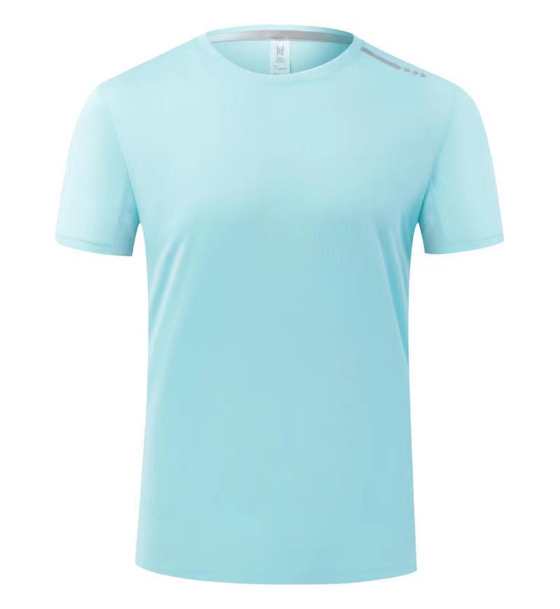 夏高品质圆领薄款透气速干T恤定制 户外运动跑步团建活动服印绣字