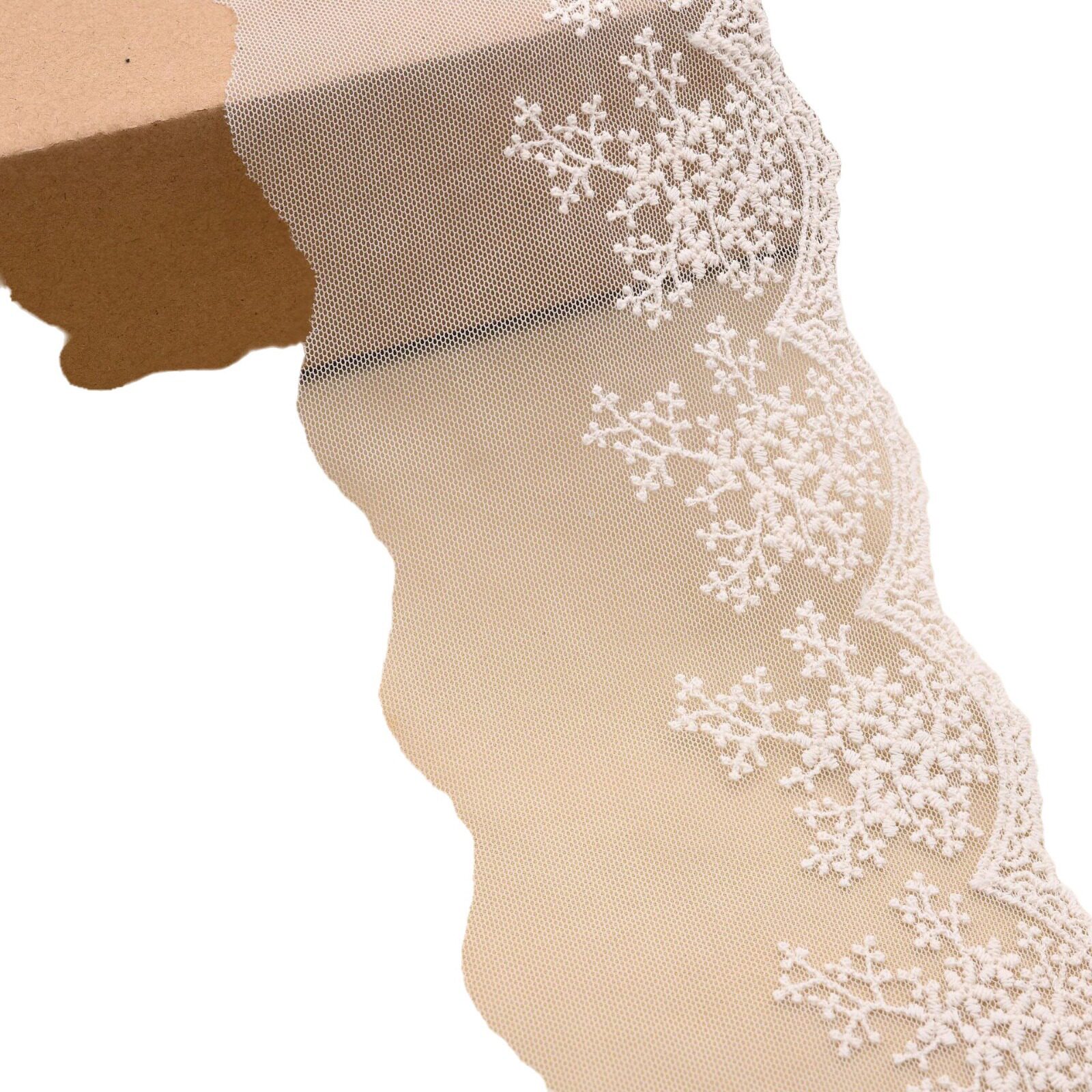 Unilateral Wide Classic Mesh Embroidery Lace Mesh Embroidery Mesh Stellar Mesh Embroidery Lace