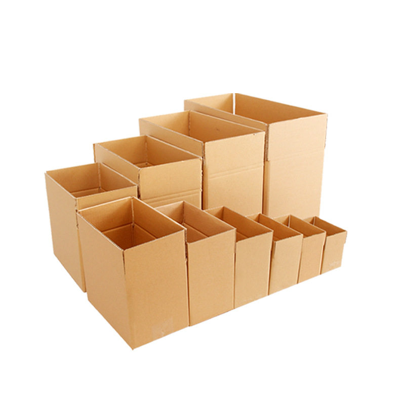 Express Carton Wholesale Packaging Half-Height Small Box Extra Hard Three-Layer Carton E-Commerce Logistics Delivery Large Carton Direct Sales