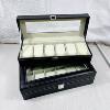 Cross-Border Hot-Selling Factory Direct Sales Wholesale Watch Box Storage Box 3-Slot 6-Slot 10-Slot 12-Slot Jewelry Box Packaging Box