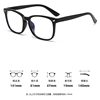 New Cross-Border Hot Selling Women's Flat Mirror Retro Glasses Frame Women's Square Plain Glasses Frame Anti-Blue Light Glasses