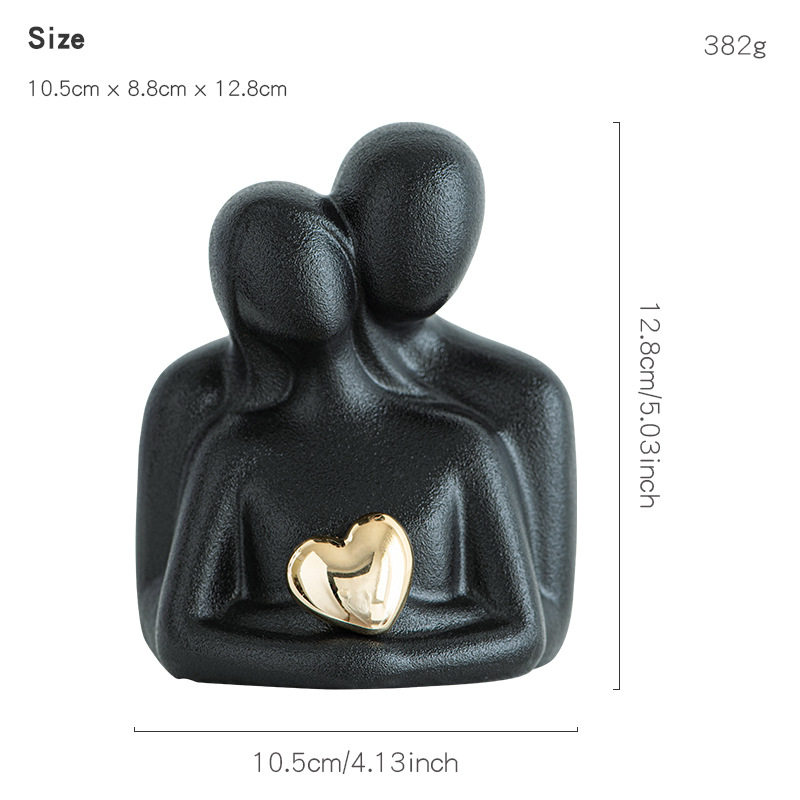 简尔美手作陶瓷婚书艺术摆件新婚纪念永久收藏礼物创意家居装饰品