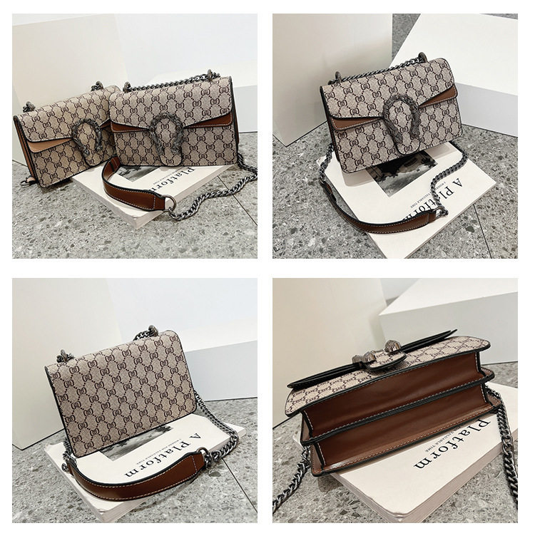 New Cross-Border Dionysus Bag Fashion Trend Retro Printed Chain Bag Popular Armpit Bag Cross-Body Shoulder Bag Women's Bag 7 O1CN01deOWRI1IhF4TQSuLc !!2221129960924 0 cib